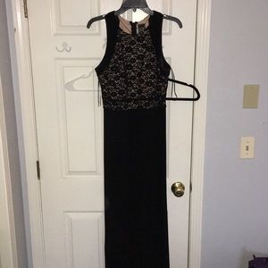 Black nightway dress